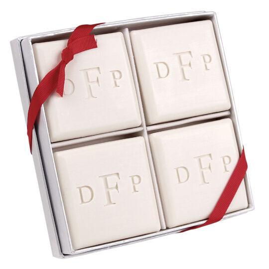 Block Monogram Luxury Soap Set